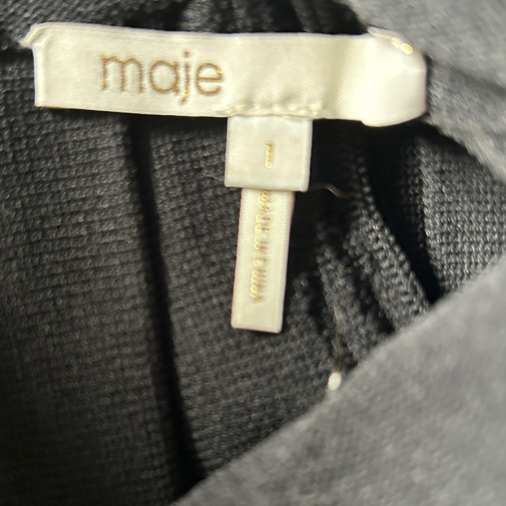 Maje Julane Flared Knit MIni Skirt - Picture 6 of 7